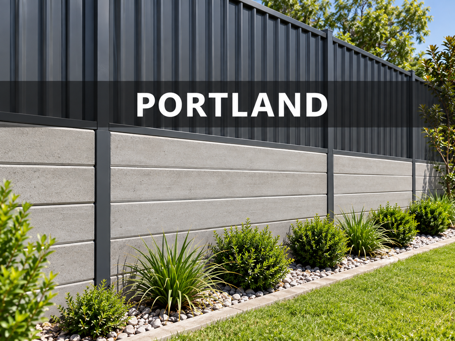 Portland plain grey concrete sleeper